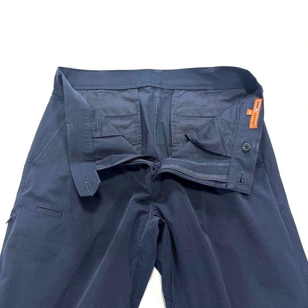 ビームスゴルフ　ロングパンツ　クロッフドパンツ　ネイビー　M 春夏　メンズ