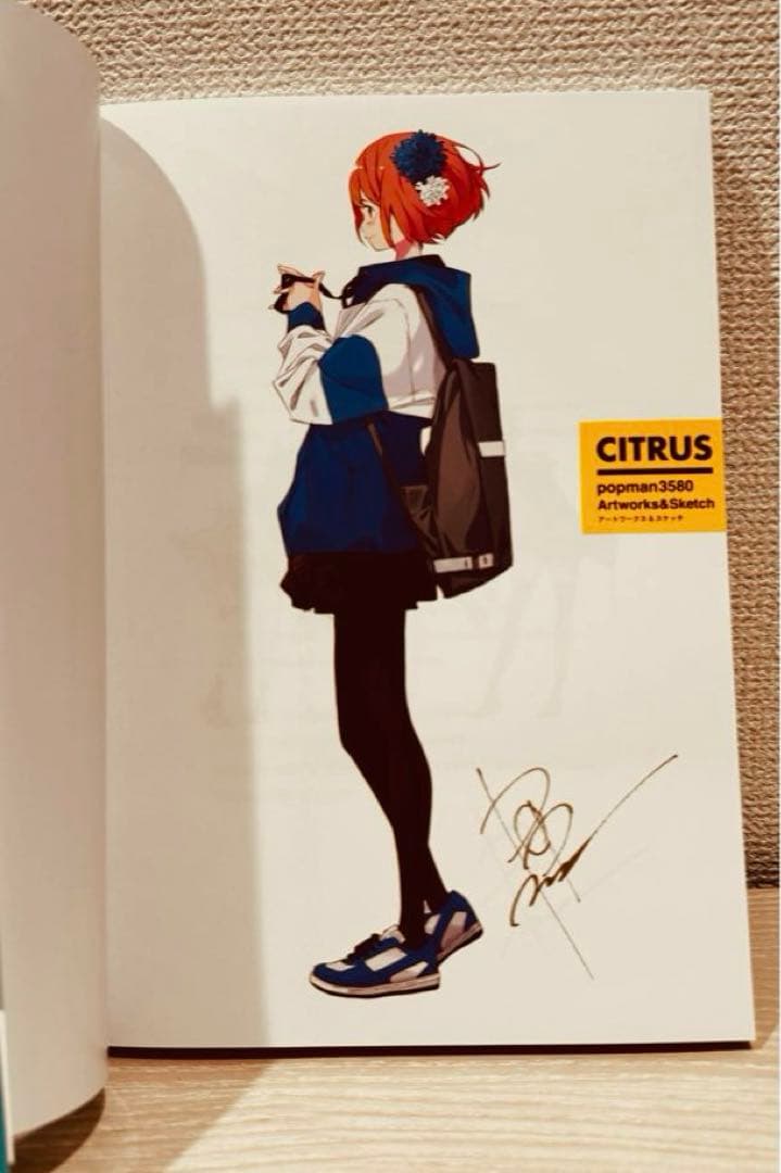 【サイン本】CITRUS　popman3580 アートワークス＆スケッチ