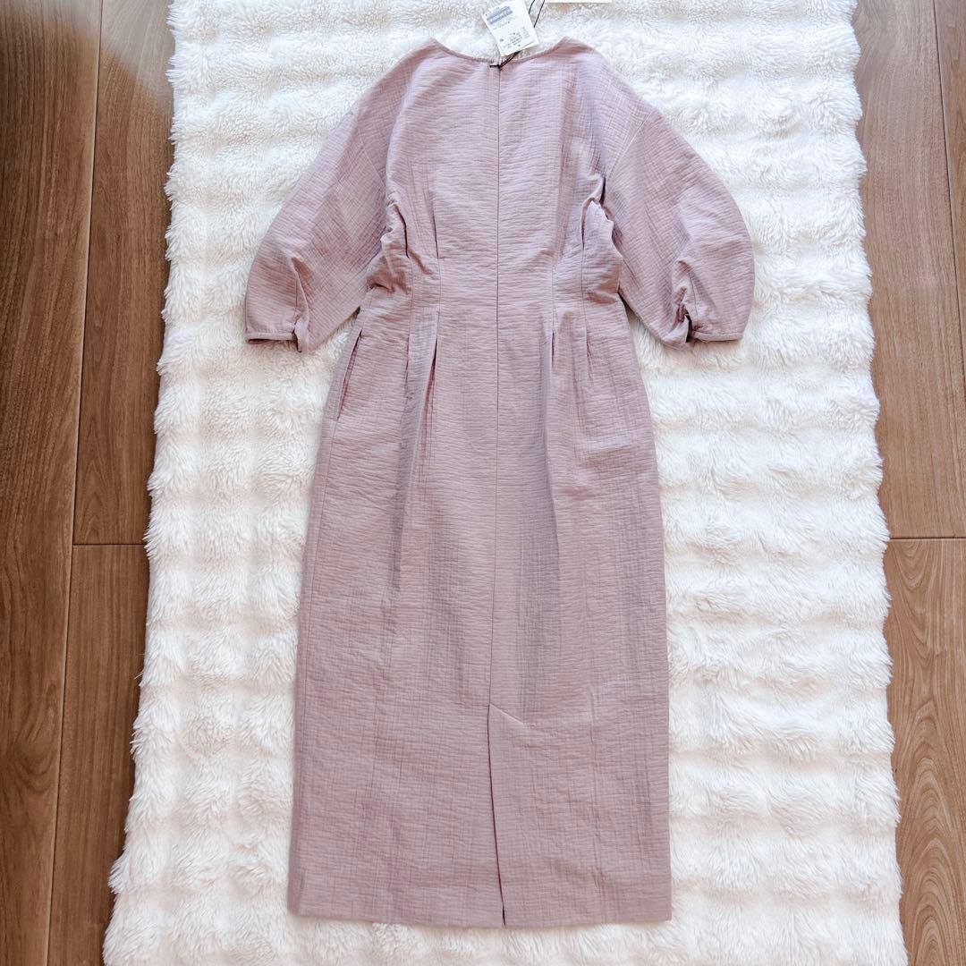 新品★ ヴェルメイユパーイエナ　エアインダブルクロス ウエストシェイプワンピース