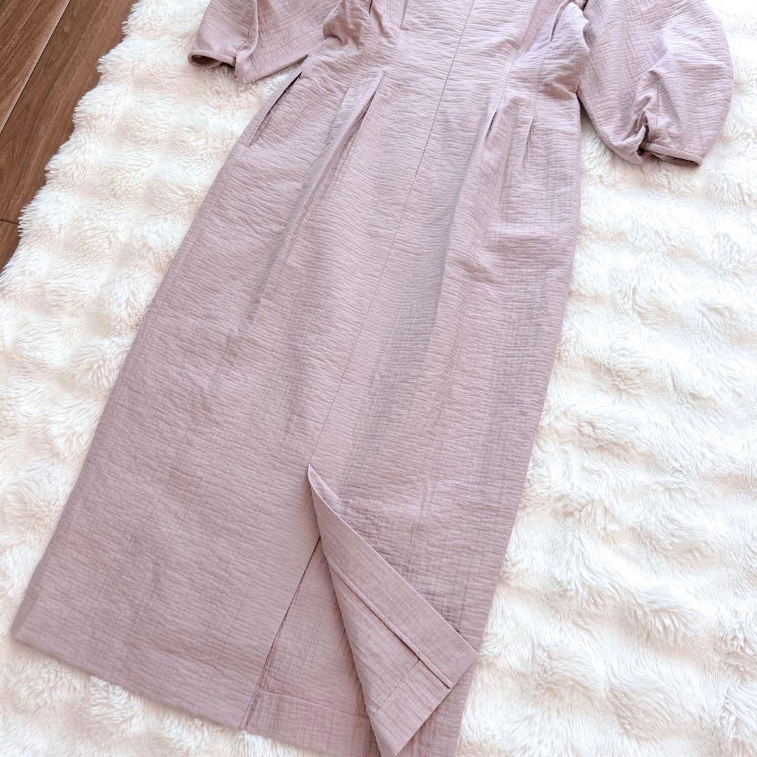 新品★ ヴェルメイユパーイエナ　エアインダブルクロス ウエストシェイプワンピース