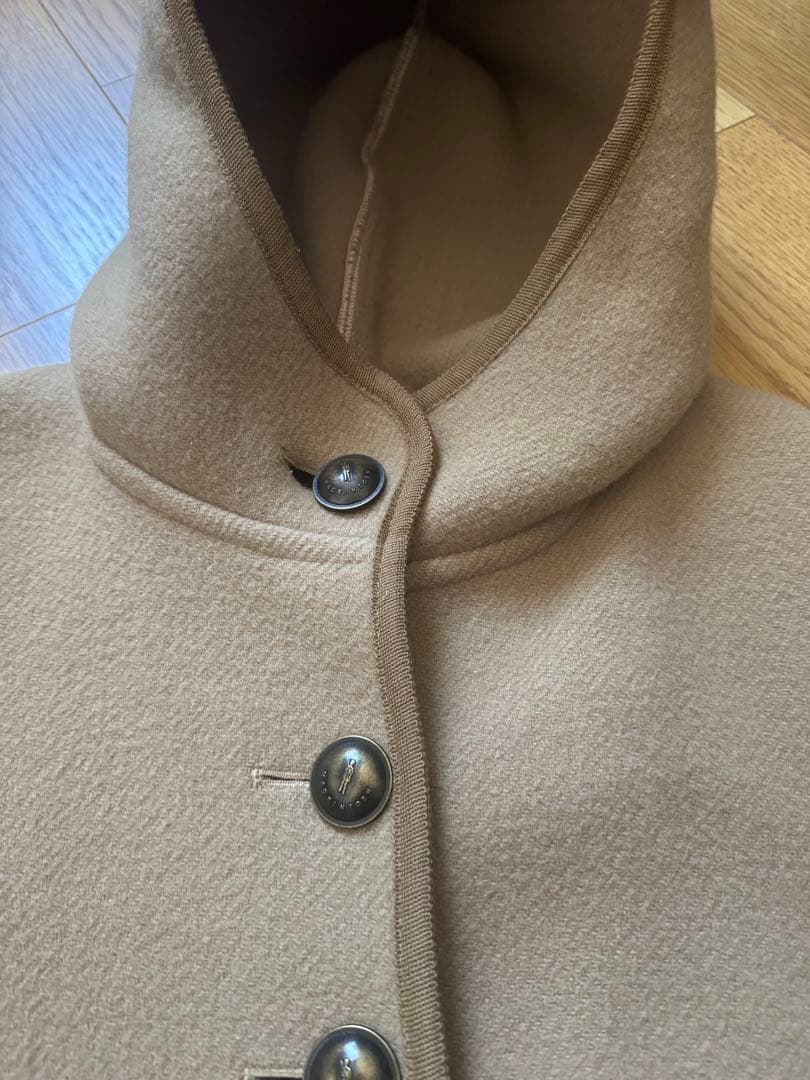 マッキントッシュ　MACKINTOSH フード付き　ベージュポンチョ