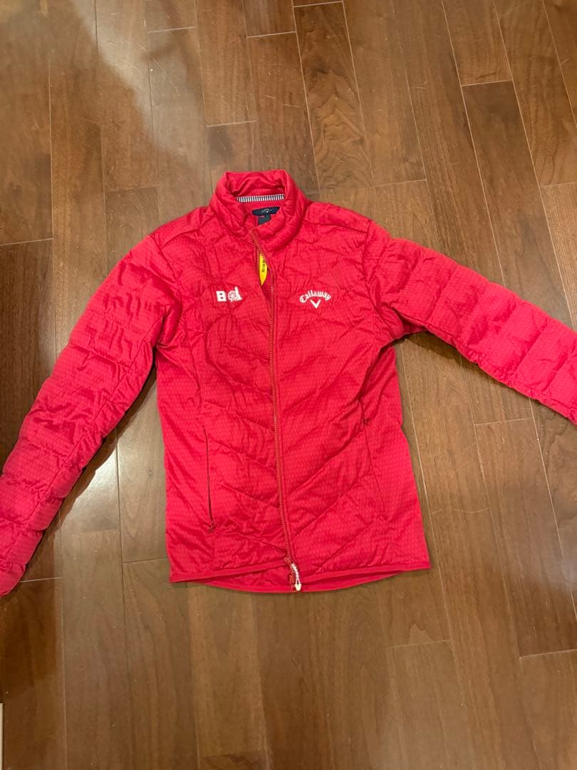 Callaway レッド キルティングジャケット