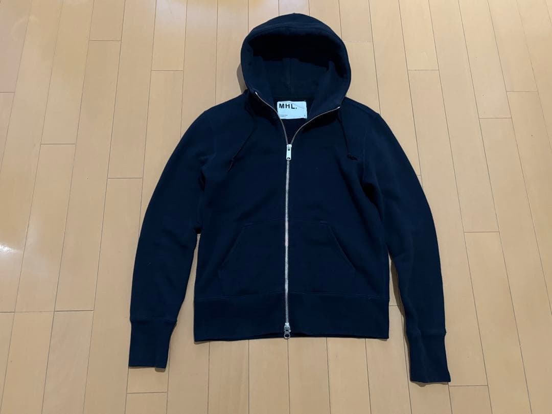 MHL. × LOOPWHEELER ダブルジップパーカー ループウィラー
