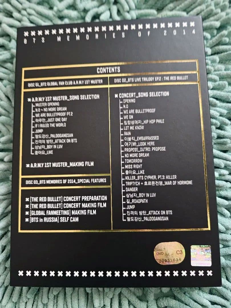 K-POP・アジア BTS MEMORIES OF 2014 DVD