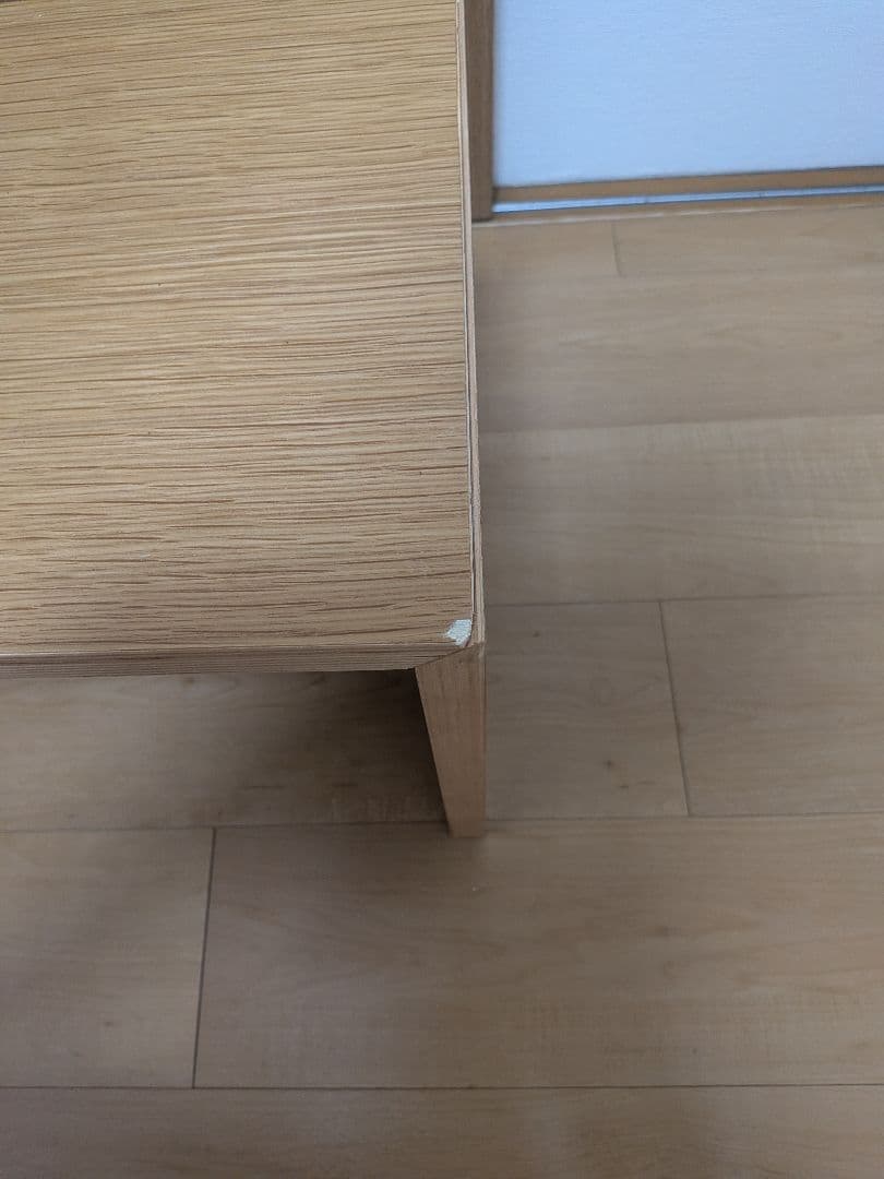 ​【無印良品】コの字の家具・オーク材 幅70cm