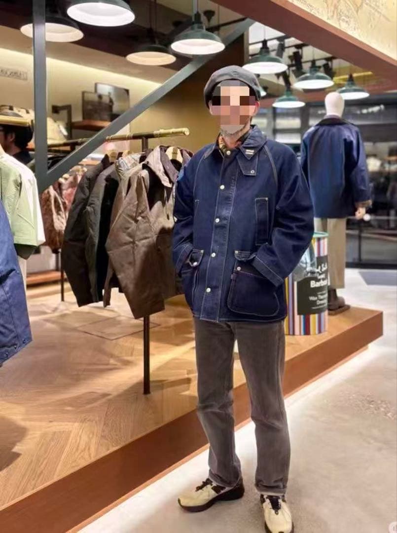 Barbour × Levi's コラボデニムジャケット、S