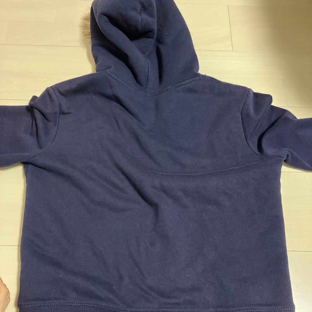 トップス GAP 00s archive GAP fur zip hoodie Y2K