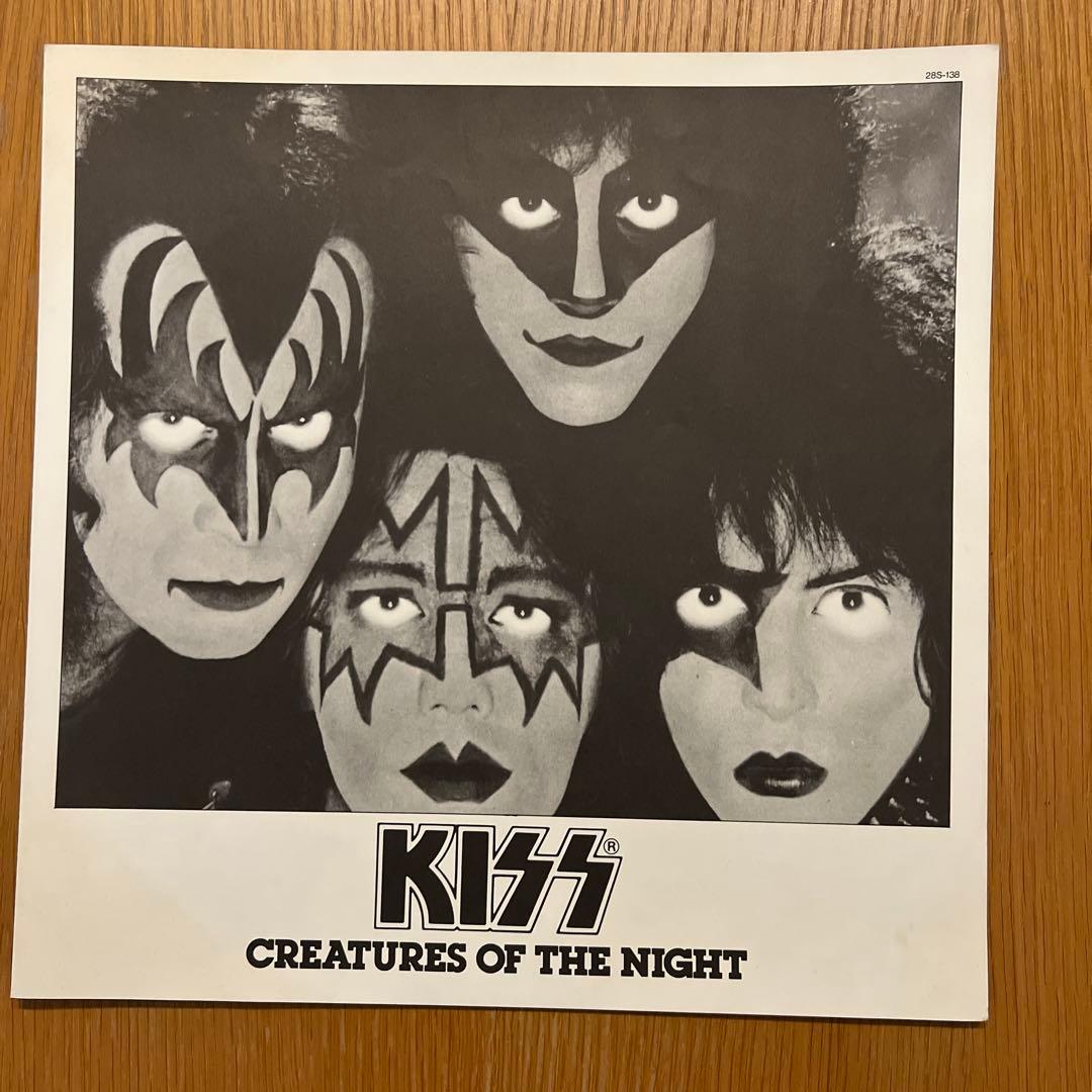 KISS CREATURES OF THE NIGHT LP 日本盤・帯付き！