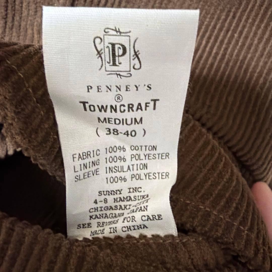 TOWNCRAFT ランチコート 茶 M カートコバーン