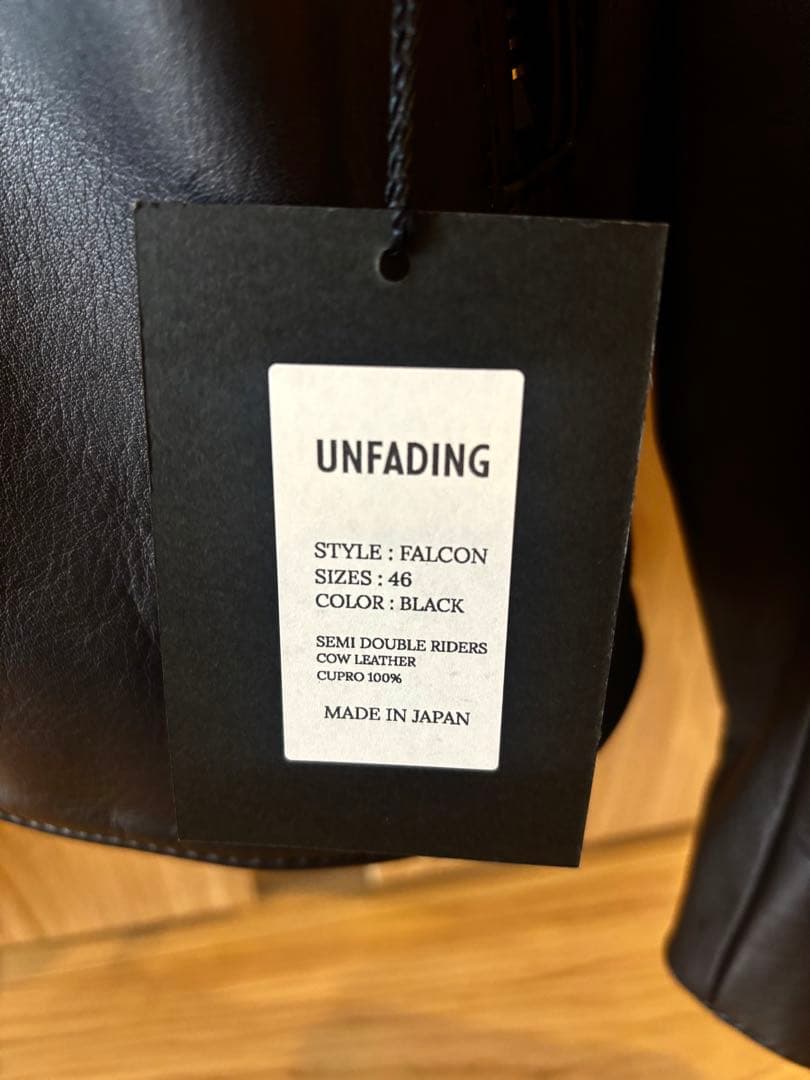 高*鈴様 UNFADING FALCON 46 ライダース　カウレザー FIXE