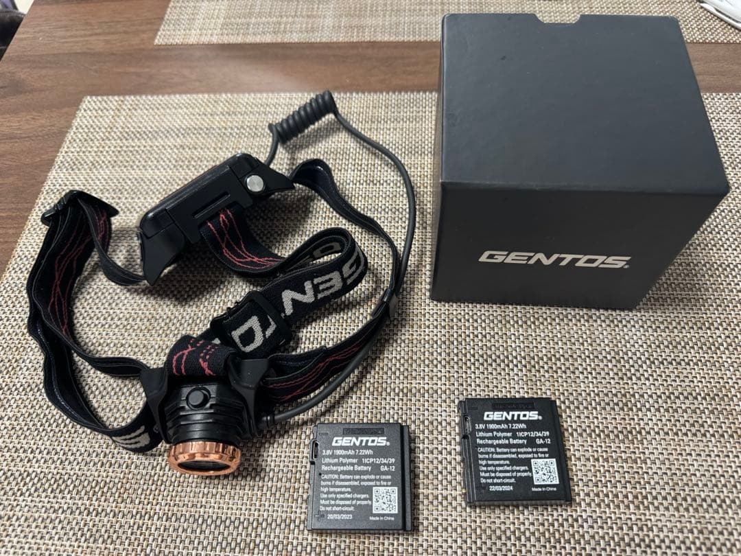GENTOS GH-110RG バッテリー2個付き