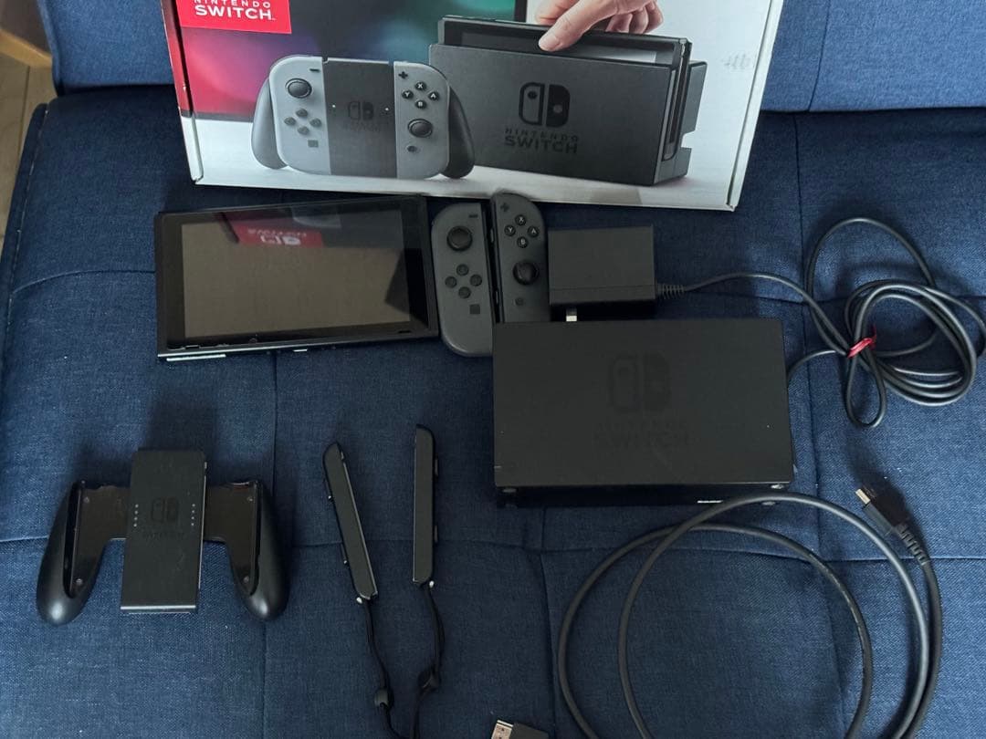 Nintendo Switch グレー 本体と付属品 + ケース等