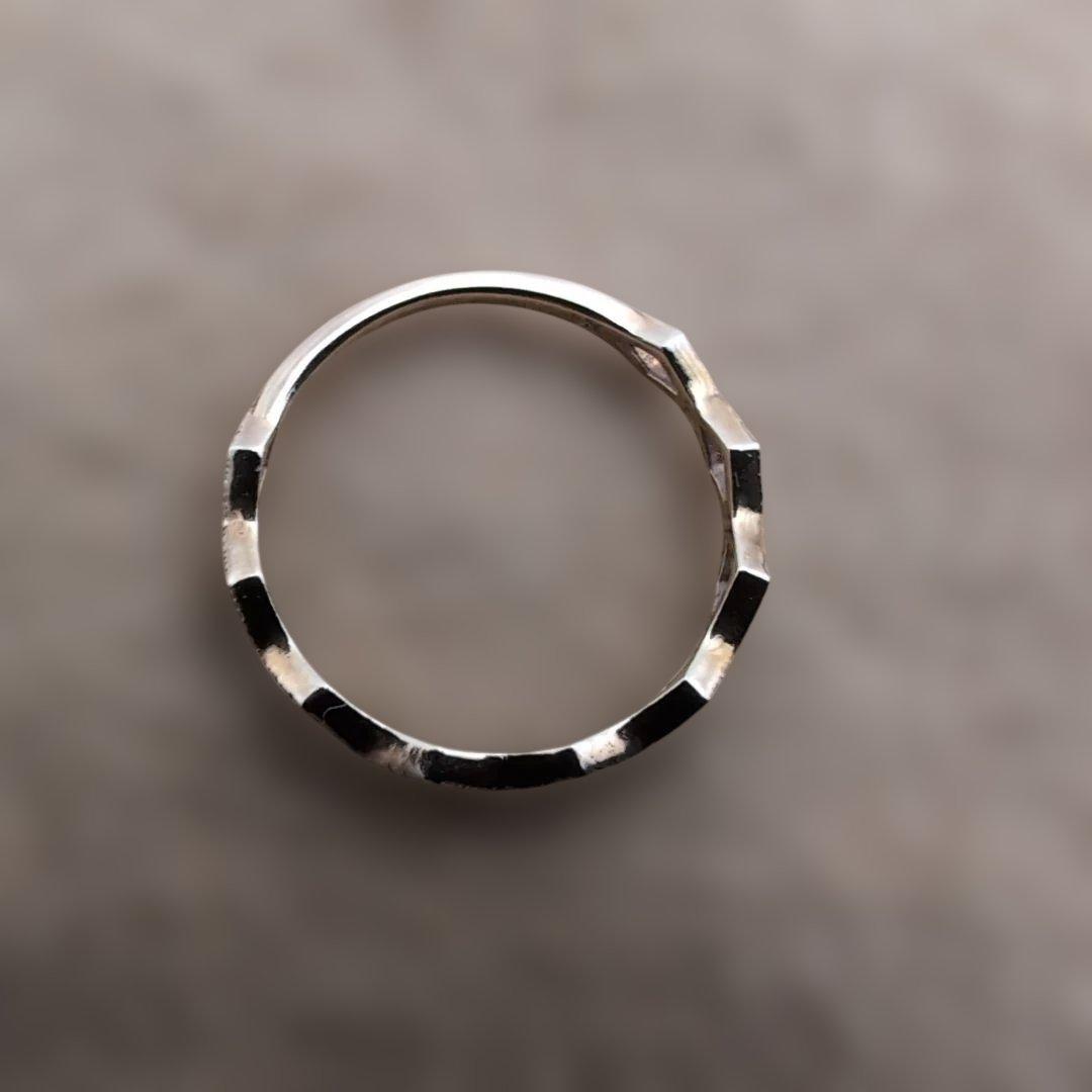 (美品) NOJESS k10 ひし形ピンキーリング