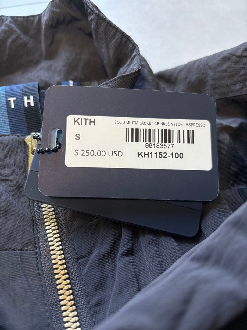 リ*ド様 KITH SOLID MILITIA JACKET CRINKLE