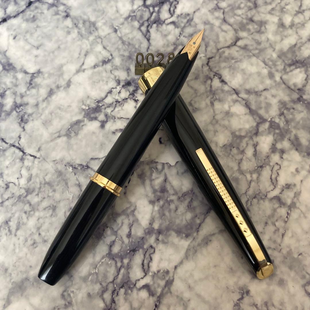 #0028 未使用品 万年筆 PLATINUM プラチナ ポケット 18k