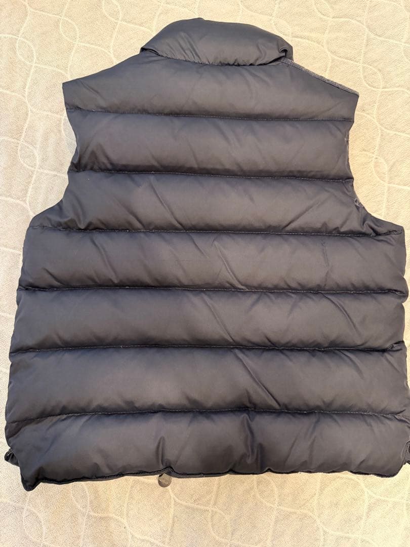 MONCLER ブラック ダウンベスト サイズ0