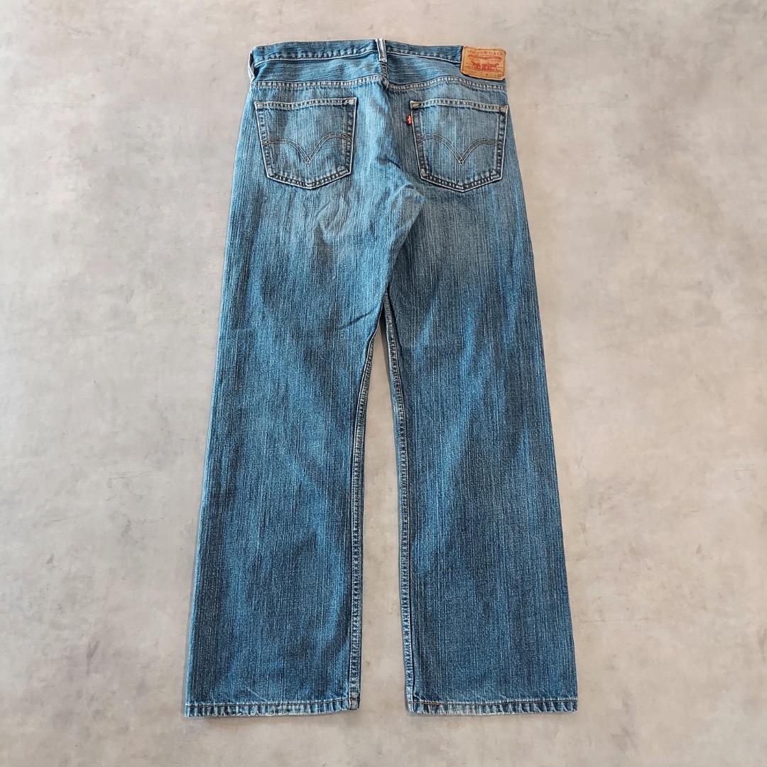 リーバイス569 Levis W32 ブルーデニム 青 ボトム 古着 19181