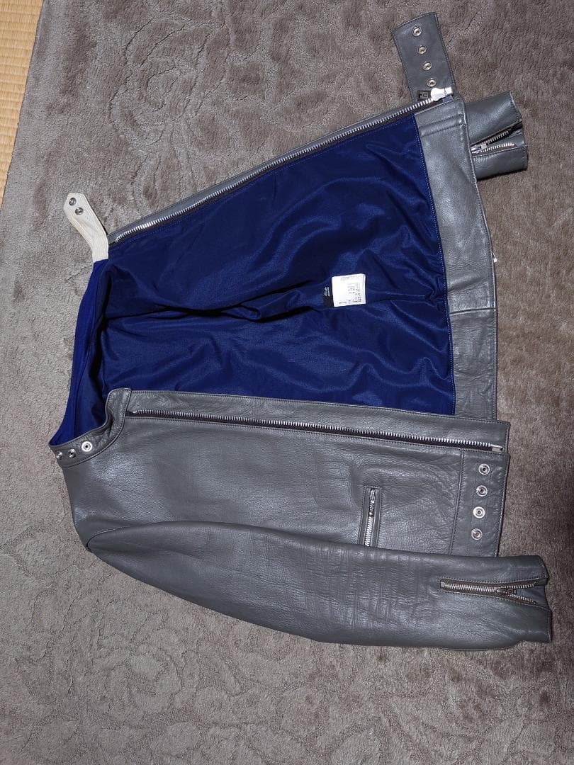 UNDERCOVER アンダーカバー レザーシングルライダースジャケット