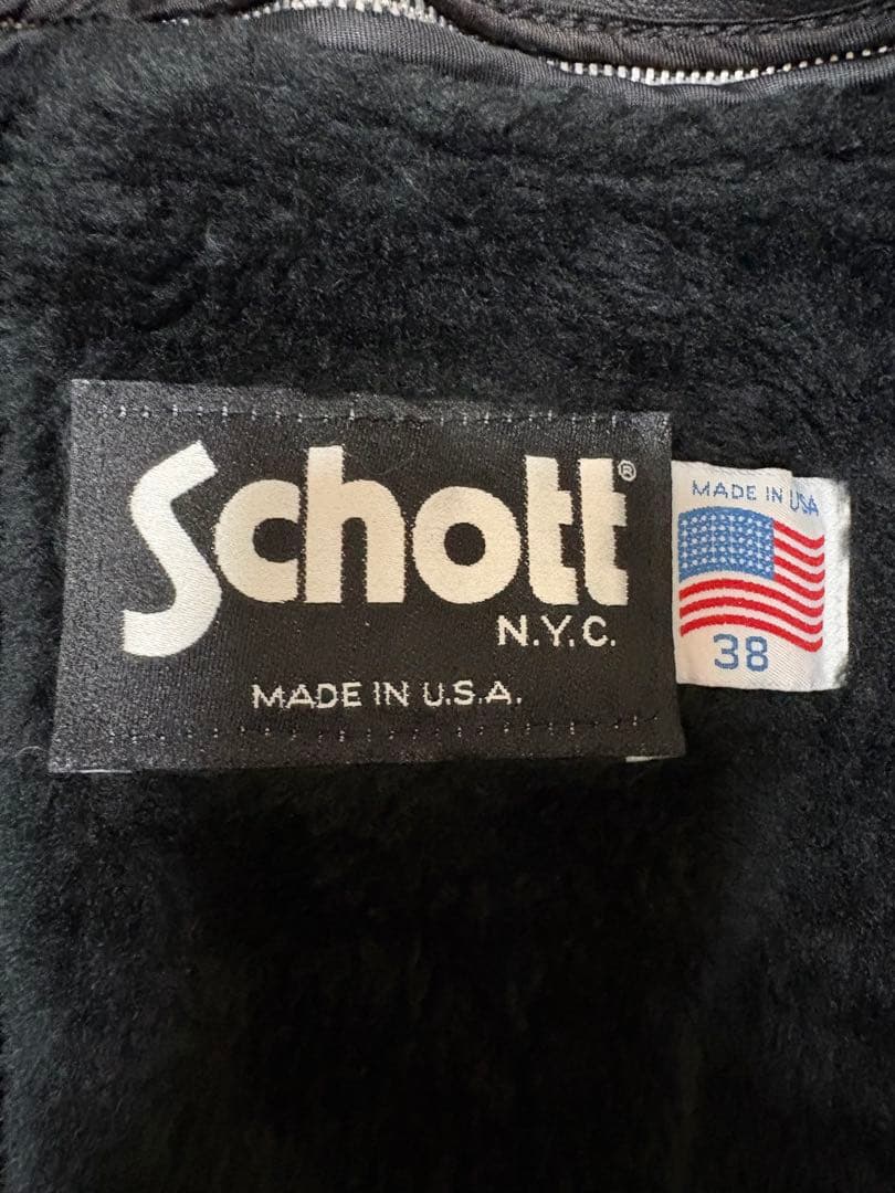 n*o様 Schott 641シングルライダース vintage 90年代 38
