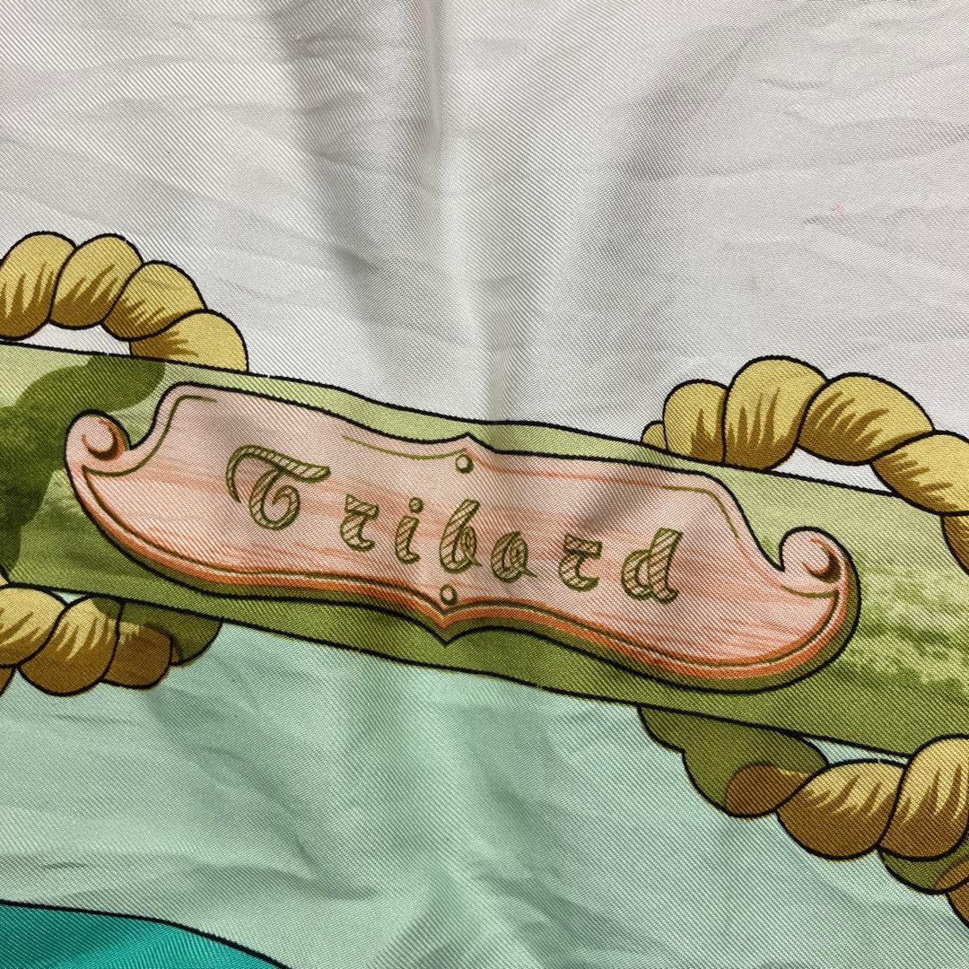 HERMES カレ　船とロープ　Tribord スカーフ