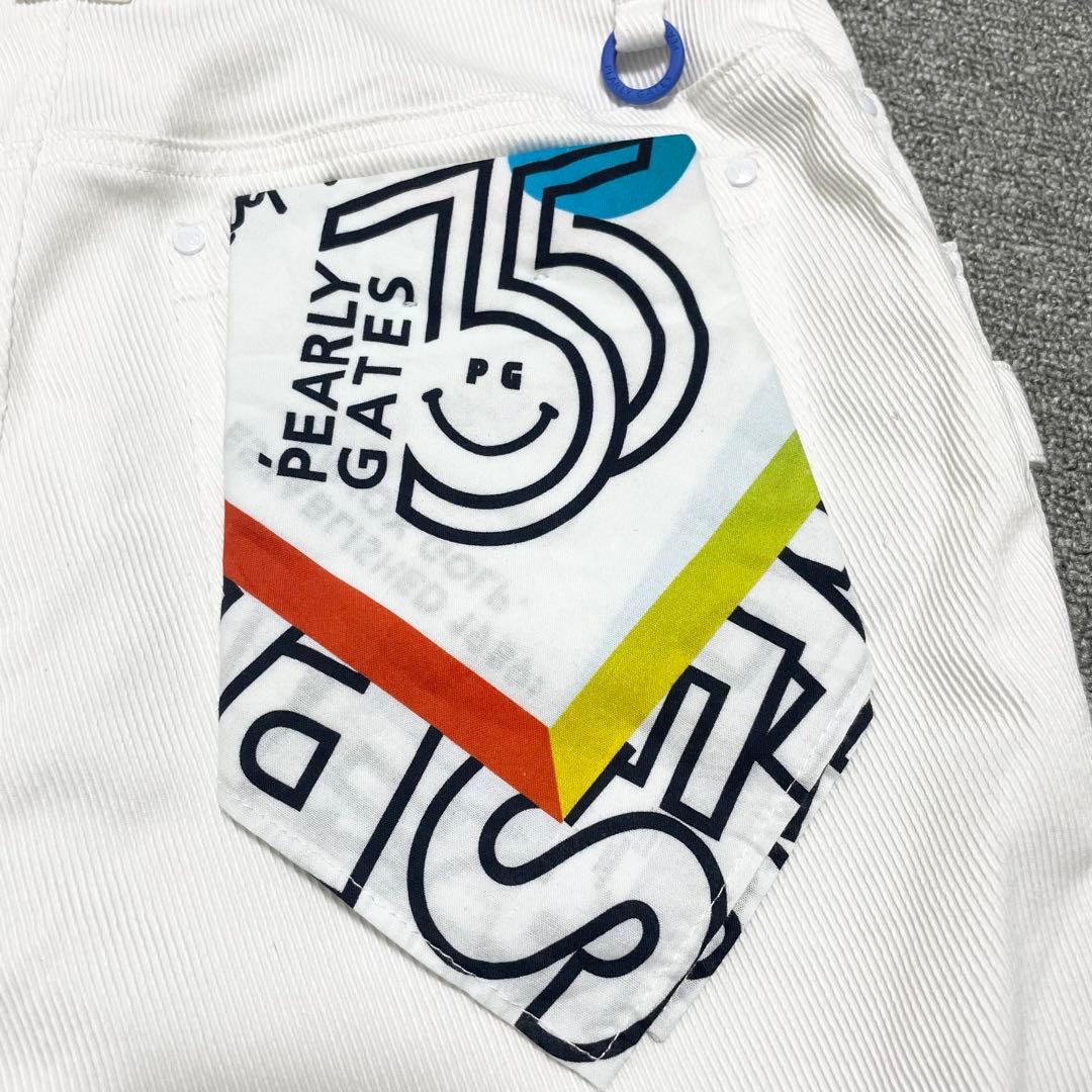 PEARLY GATESパーリーゲイツ35周年 スカーフ付きストレッチスカート