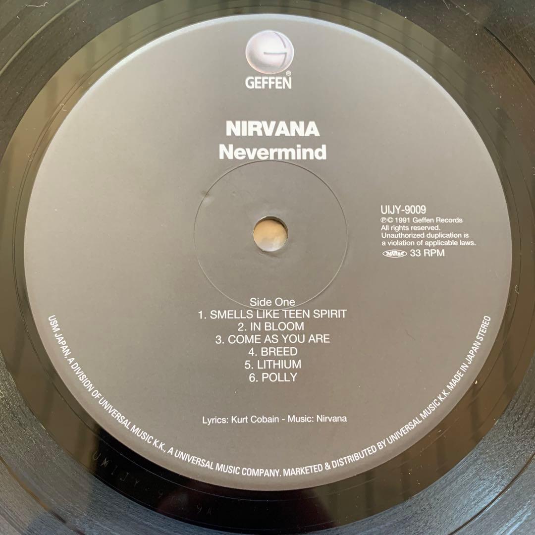 希少 nirvana nevermind 国内盤 重量200g レコード 帯