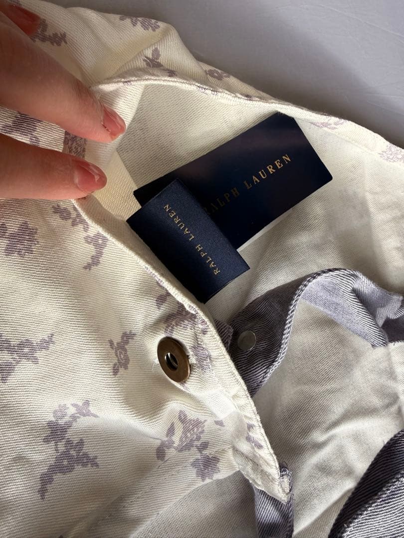 【新品未使用】Ralph Lauren 花柄エプロン タグ袋付き