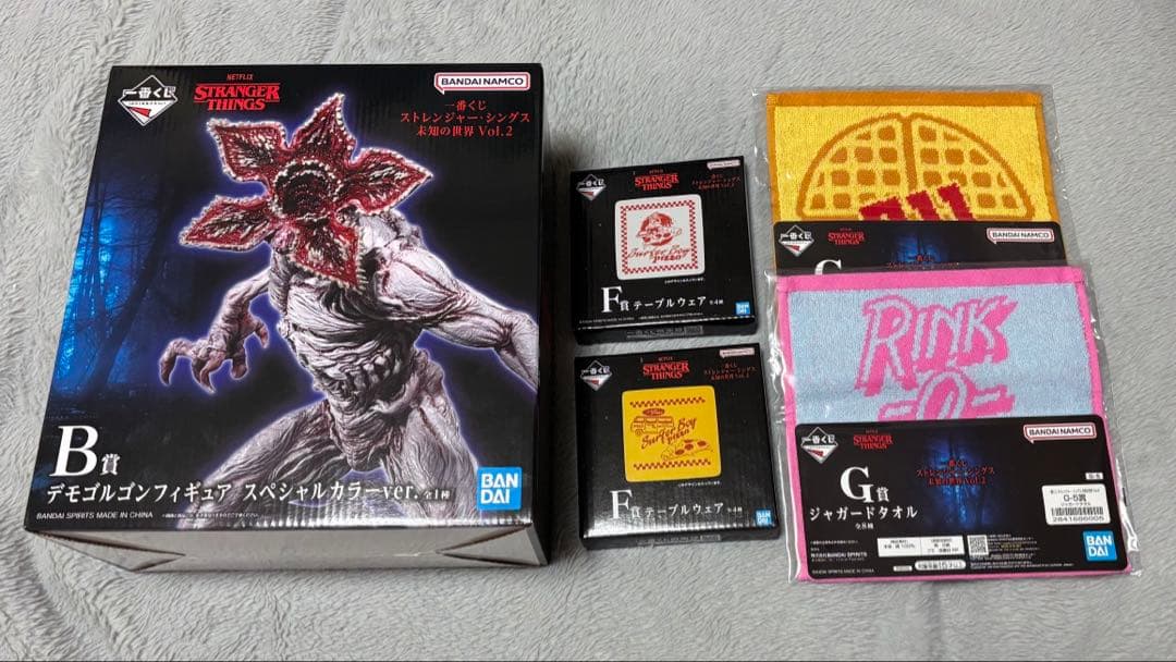し*げ様 一番くじ ストレンジャーシングス B賞 F賞 G賞 5点セット