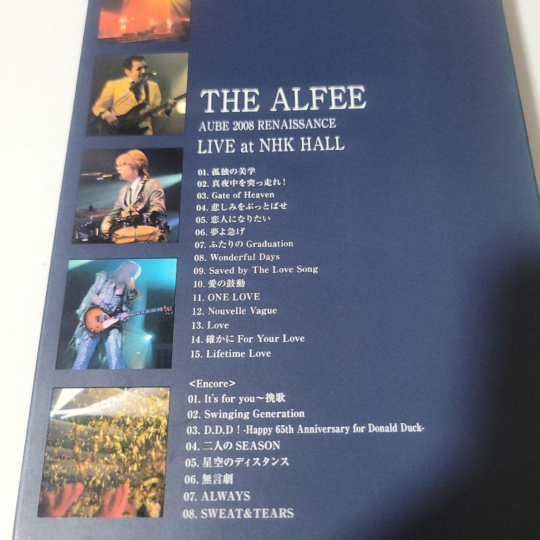 ミュージック DVD THE ALFEE AUBE 2008 LIVE