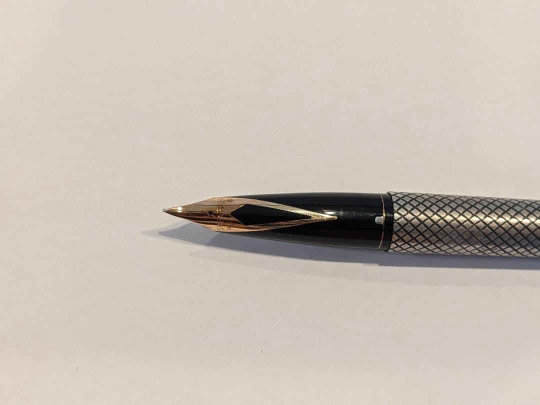 SHEAFFER シェーファー　万年筆　スターリングシルバー ペン先14K