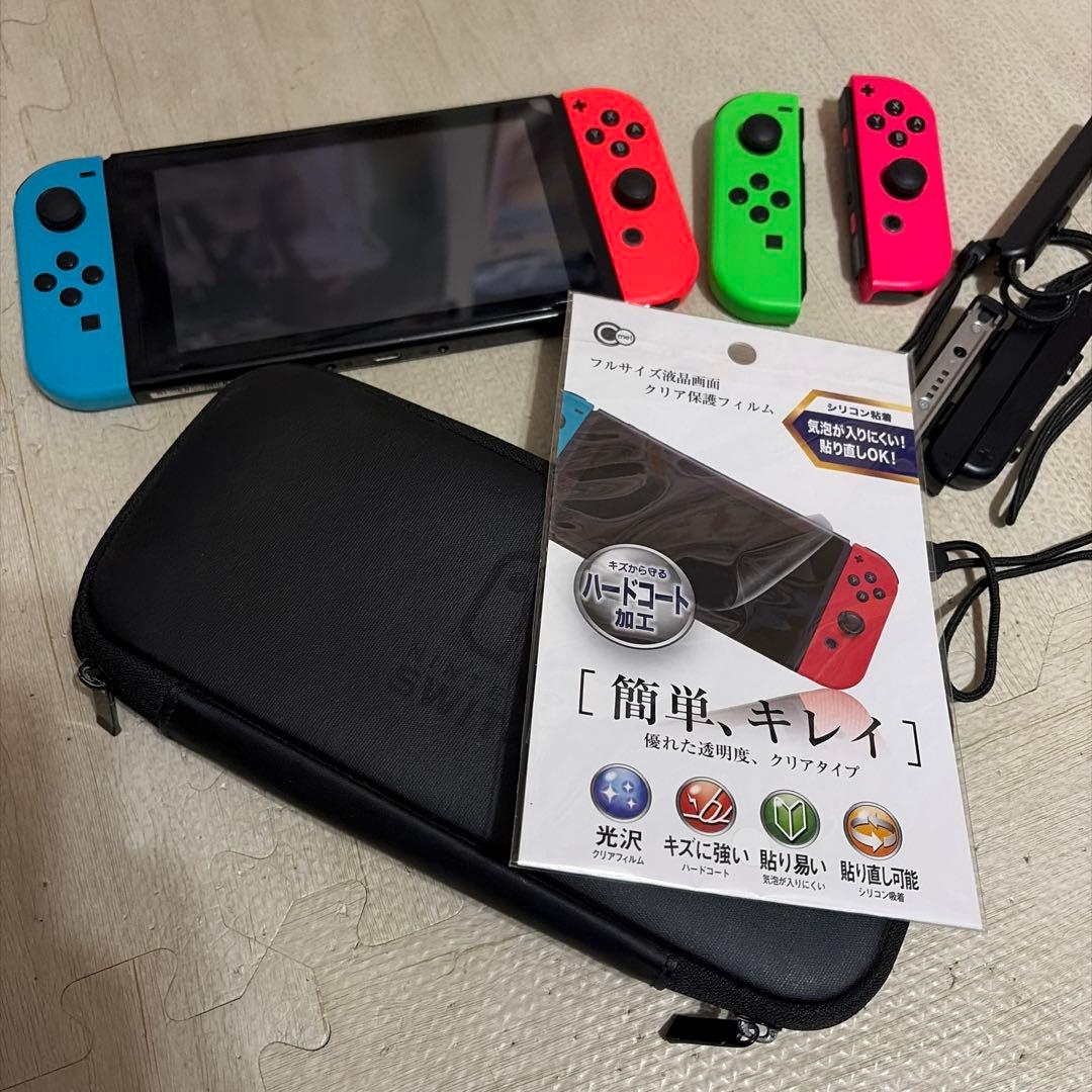 Nintendo Switch 本体 太鼓の達人 Joy-Con ピンク、緑