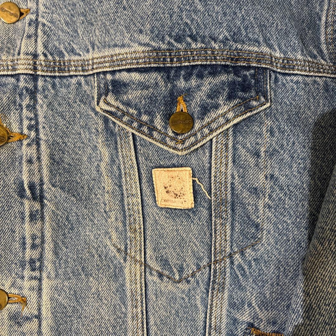 【USA製】Carhartt カーハート　デニムジャケット　90s 雰囲気抜群