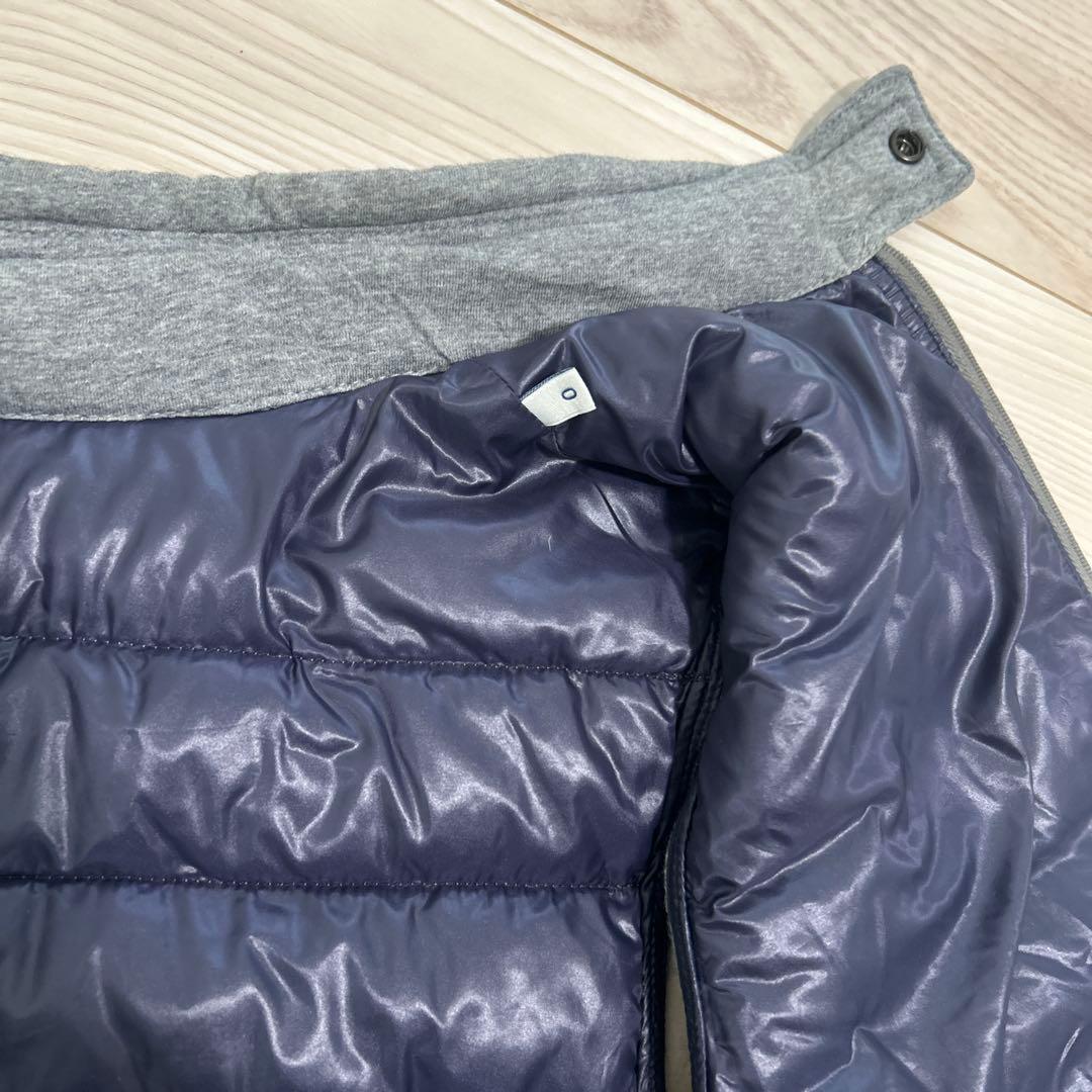MONCLER グレー ダウンベスト