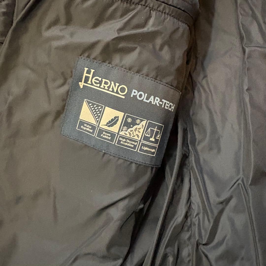 Hernoダウンベスト　ブラック　48 美品