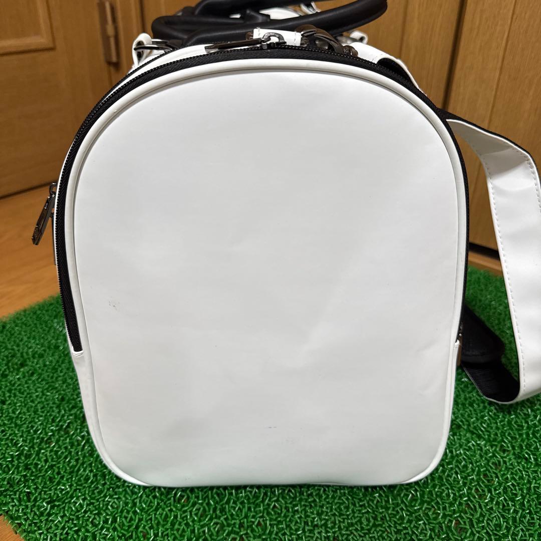 【美品】スリクソン ボストンバッグ GGB-S164 ホワイト シューズ収納可