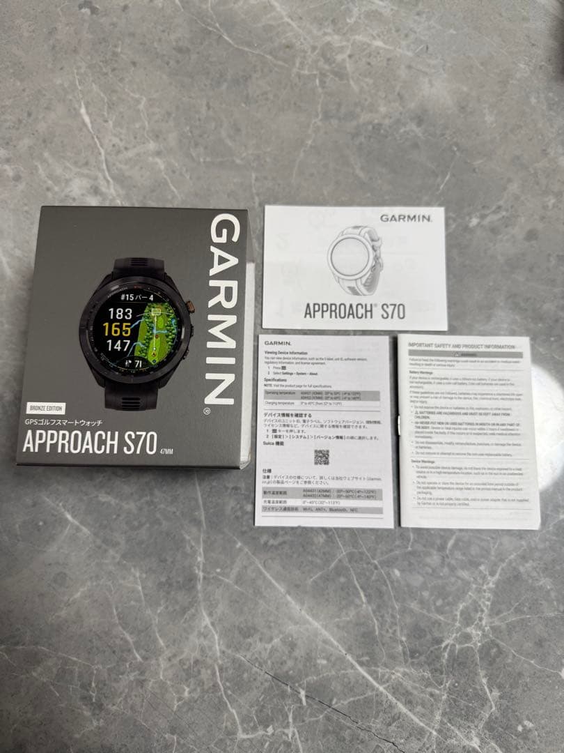 極美品　GARMIN ガーミン　アプローチ　S70 GPSナビ ブロンズ