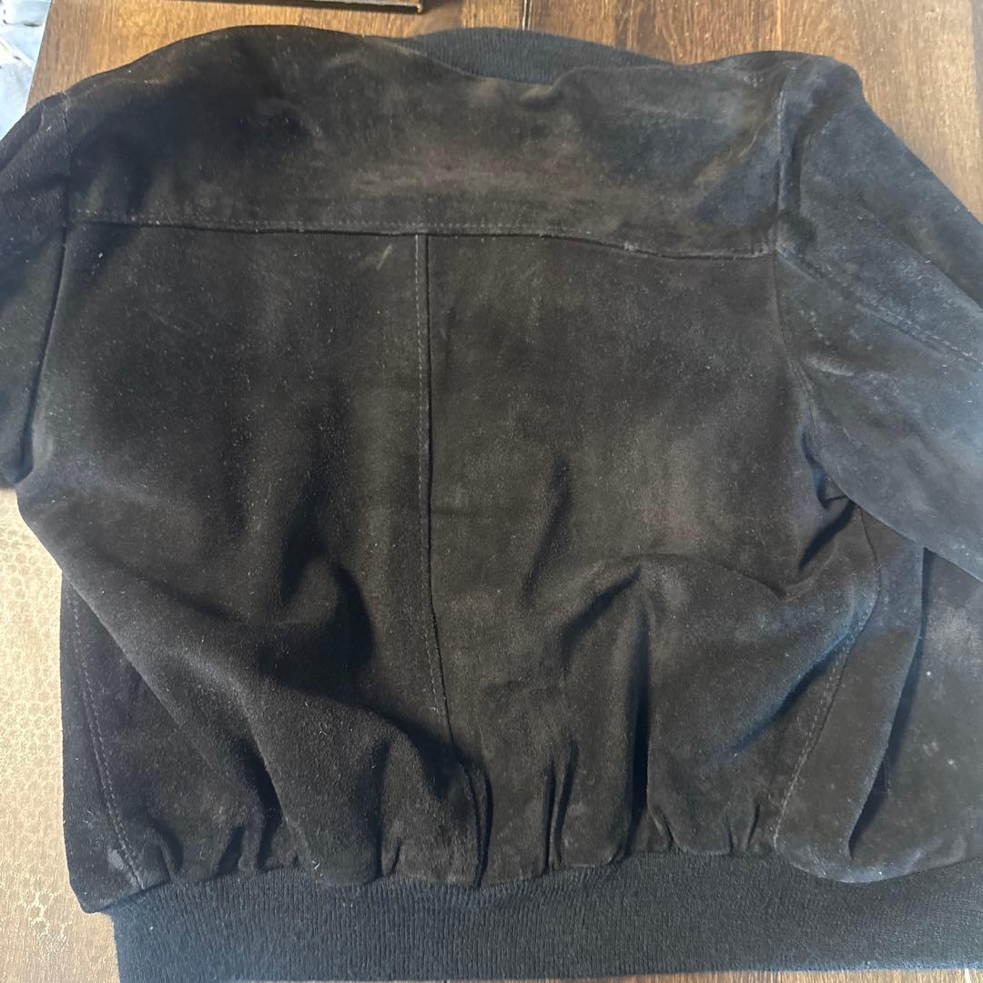 Schott スエード ジャケット 黒　MADE IN USA
