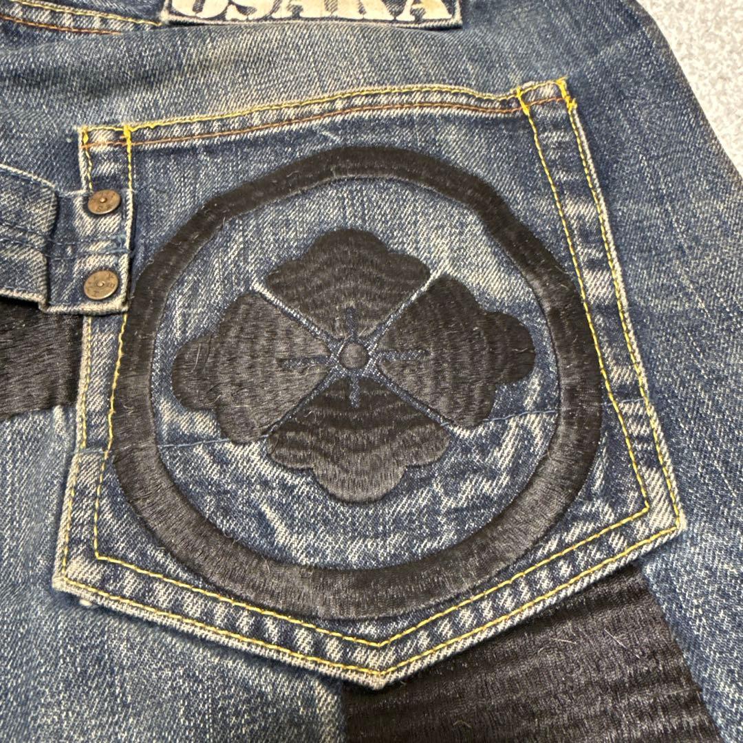 エヴィス 家紋／エビス　大黒刺繍デニム　W34