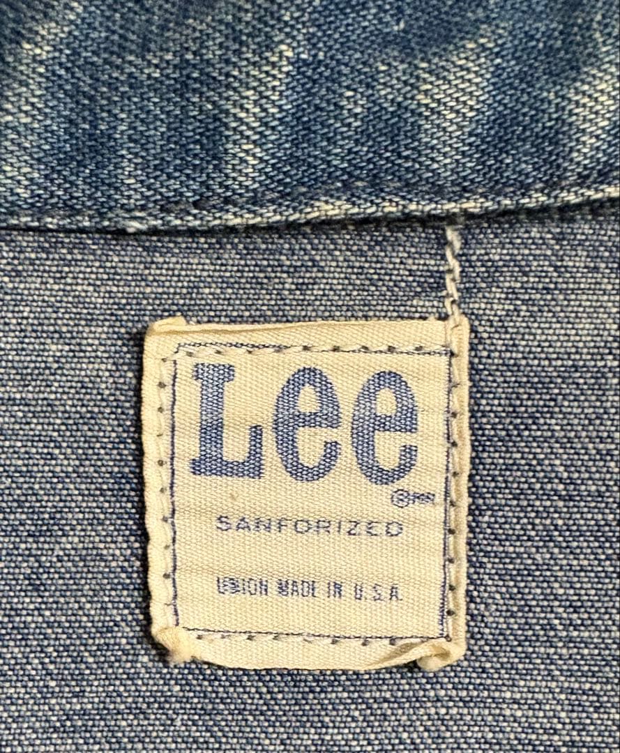 Lee 91-B 70s ワークジャケット デニムジャケットUSA製 Lサイズ