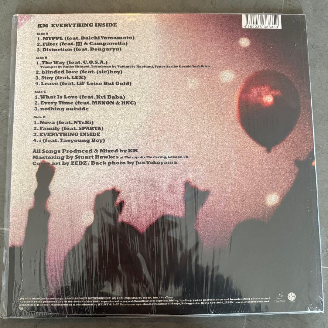 KM EVERYTHING INSIDE レコード