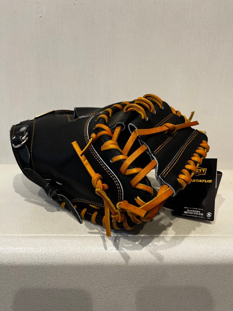 新品　ZETT 野球 少年軟式 プロステイタス　捕手用 キャッチャーミット　右投