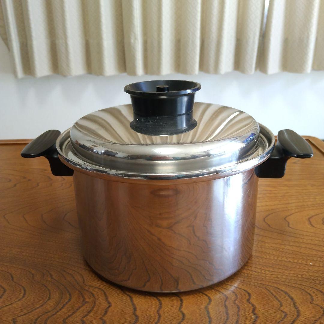 ステンレス鍋 両手鍋 片手鍋 Chef's Ware アメリカ製 使用品