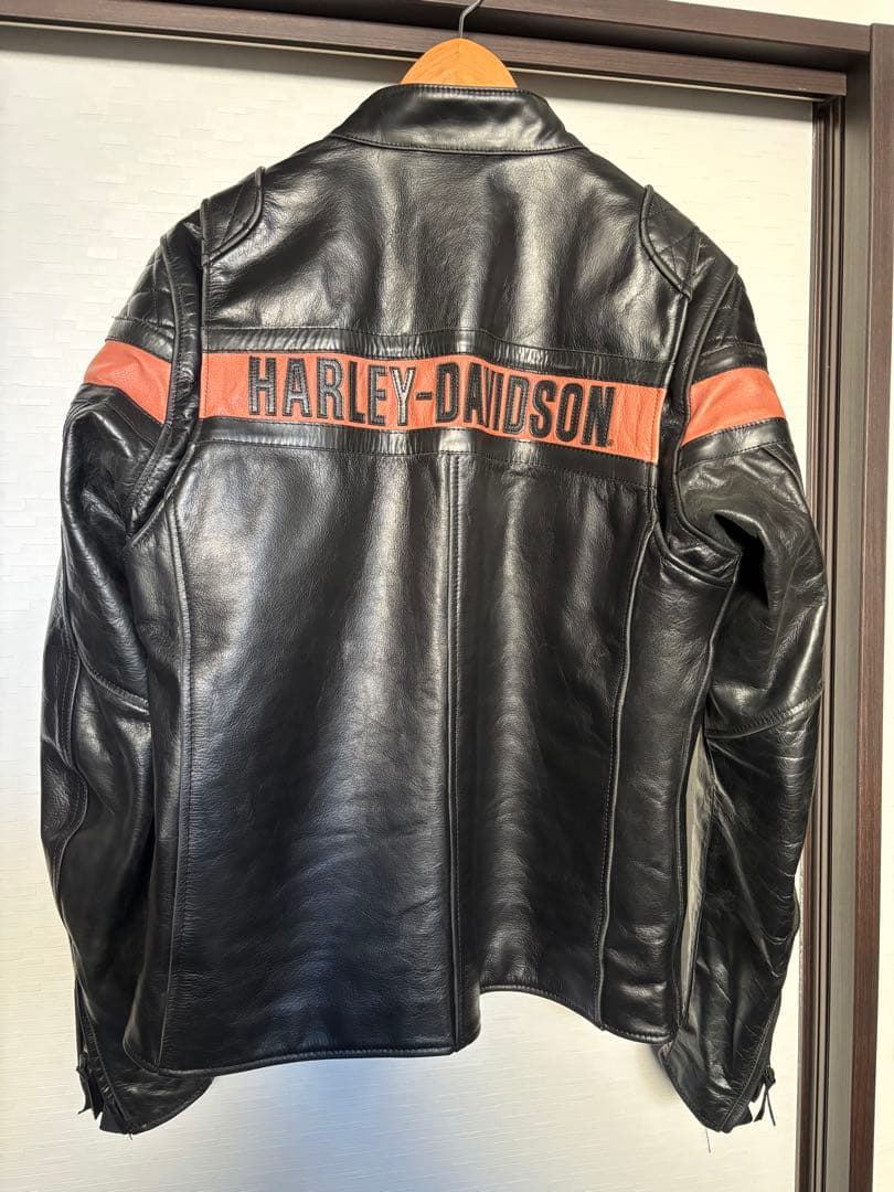 ハーレーダビッドソン　ビクトリースイープ・レザージャケット　ライダース