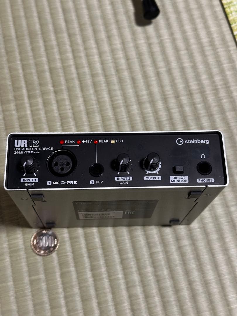 steinberg UR12 USBオーディオインターフェース