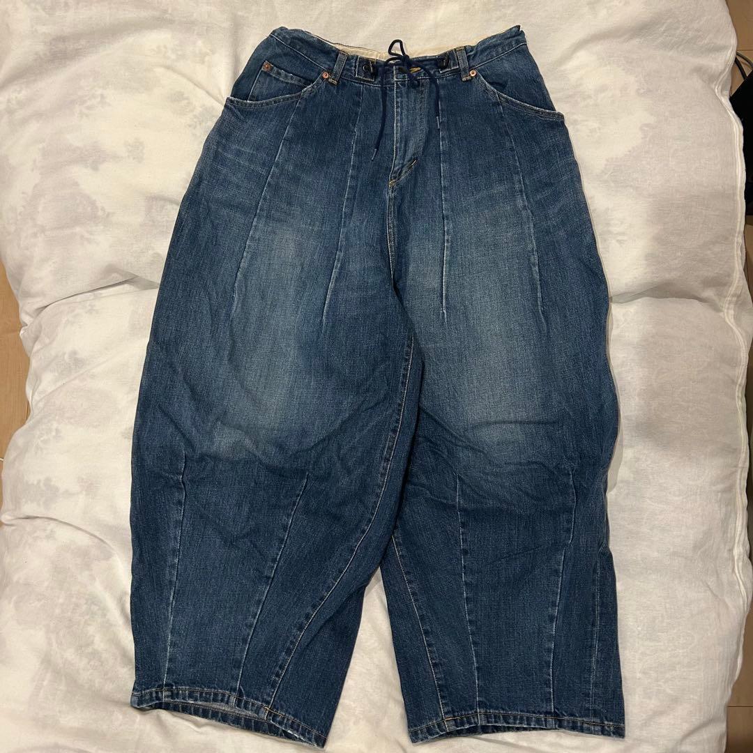ニードルス　ヒザデルパンツ　インディゴブルー　サイズ1