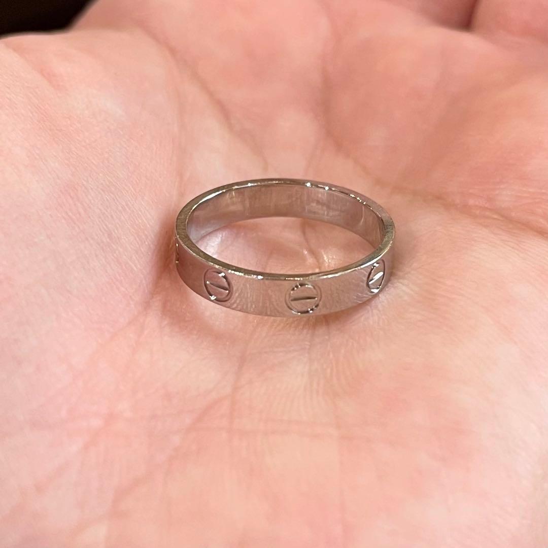 Cartier カルティエ ミニラブリング Pt950 プラチナ ラブリング