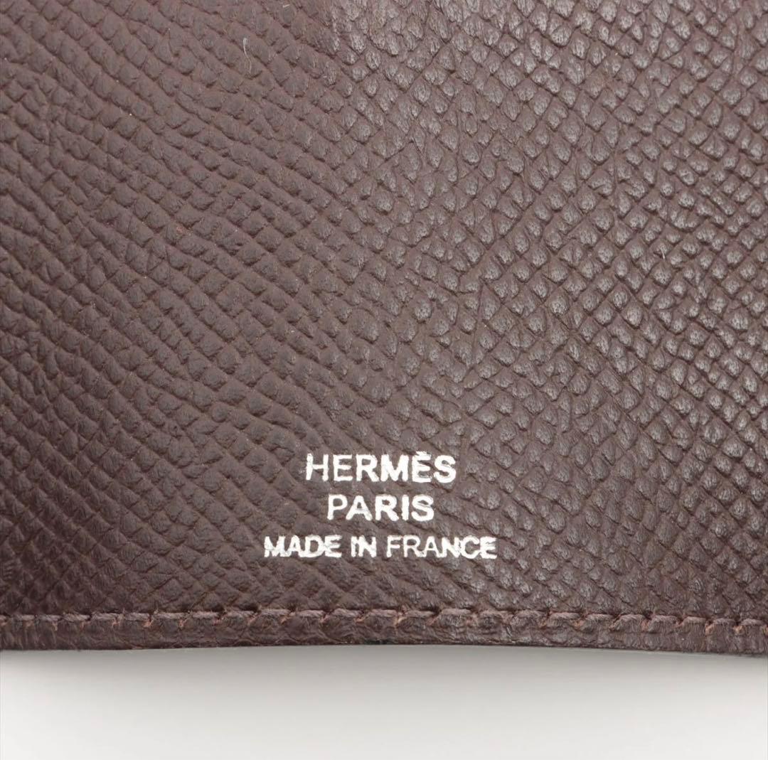 ジ*ー様 【美品】HERMÈS エルメス　エトゥープ　ブラウン レザー キーケー
