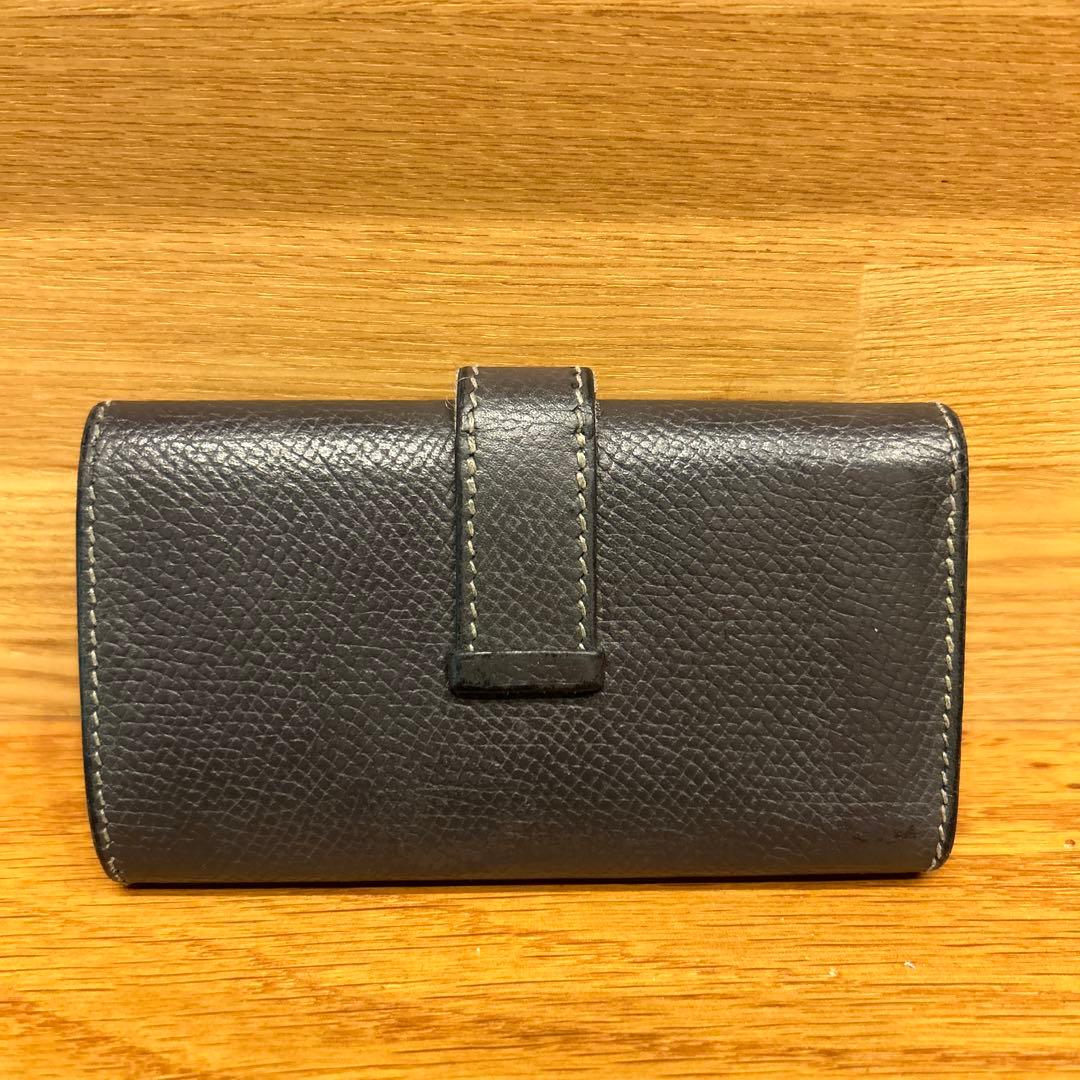 ジ*ー様 【美品】HERMÈS エルメス　エトゥープ　ブラウン レザー キーケー