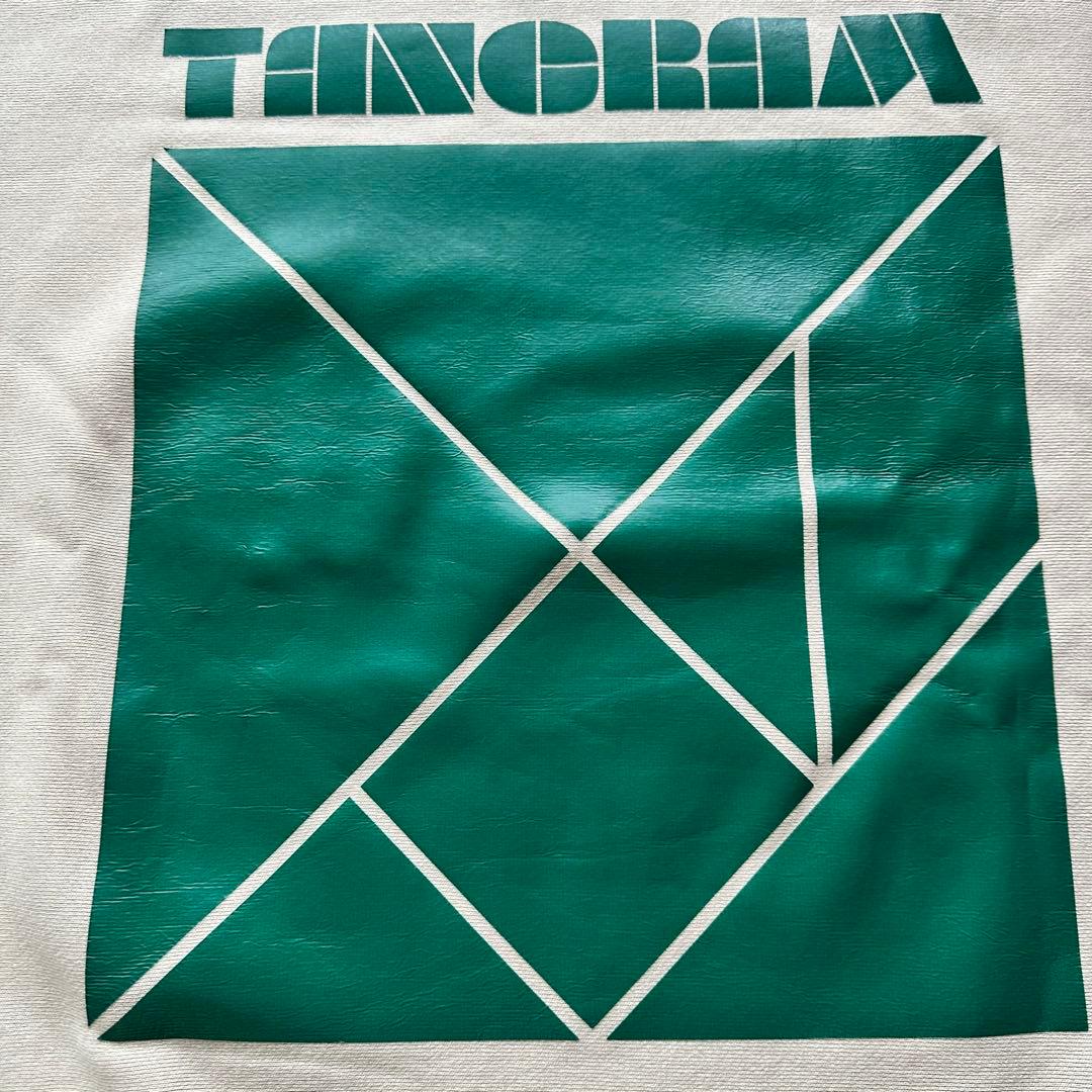 タングラムクルーネックスエットベージュLサイズ