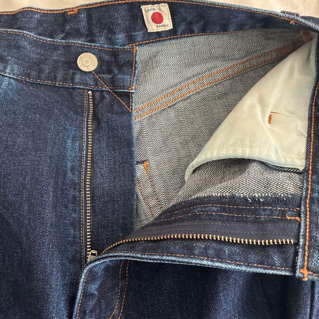 か*う様 Levi's WIDE PLEAT CROP W30 インディゴ